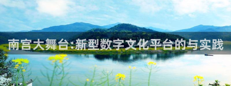 新城平台体育app下载：南宫大舞台:新型数字文化平台的与实践