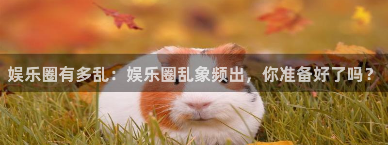 新城平台2登录地址：娱乐圈有多乱：娱乐圈乱象频出，你准备好了吗？