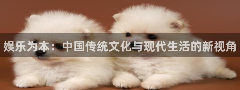 新城平台体育凯捷代理注册：娱乐为本：中国传统文化与现代生活的新视角